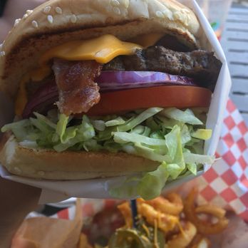 Emil's Burger and Breakfast - Up close of the bacon cheese burger - Breakfast & Brunch Near Me - Oakland, California Emil's Burger and Breakfast - Up close of the bacon cheese burger - Breakfast & Brunch Near Me - Oakland, California