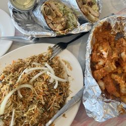 King's Grill - Chicken Zinger Wrap, Goat Biryani, Chicken Masala Fries