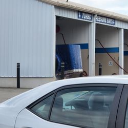 Rojo Car Wash - Big rigs washing oil and other chemicals directly into the water that's "recycled" and used on other cars..