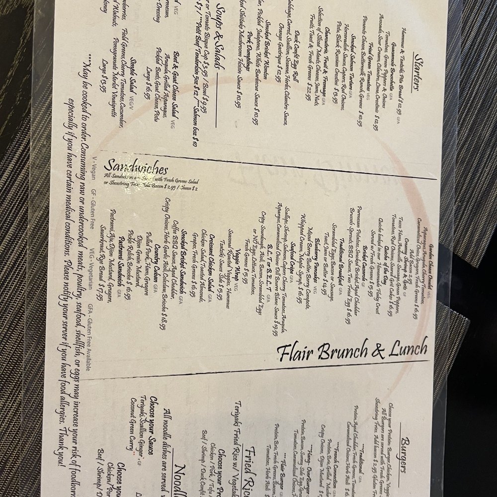 Flair Modern Cuisine   - New American Near Me - Chapel Hill, North Carolina