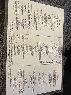 Menu photo 3 Flair Restaurant Chapel Hill, NC