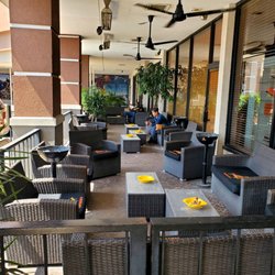 Stogies World Class Cigars - Outside smoke area