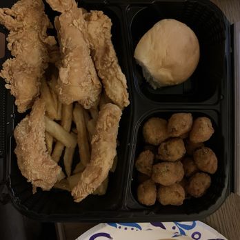 Golden Chick - Same thing as 2nd photo just moved to show the fries - Fast Food Near Me - Ardmore, Oklahoma