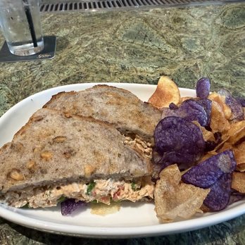Fern In The Wild - Walnut bread with chipotle chicken salad, amazing! A mimosa is always nice as well! - Coffee & Tea Near Me - Ennis, Texas Fern In The Wild - Walnut bread with chipotle chicken salad, amazing! A mimosa is always nice as well! - Coffee & Tea Near Me - Ennis, Texas