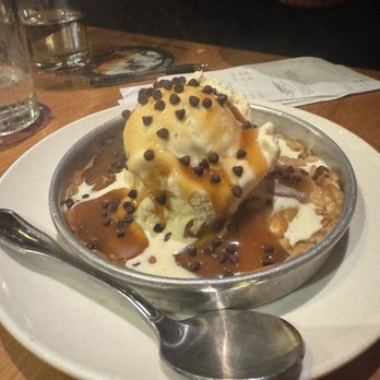 BJ's Restaurant & Brewhouse - Salted Caramel Pizookie - Breweries Near Me - Taylor, Michigan BJ's Restaurant & Brewhouse - Salted Caramel Pizookie - Breweries Near Me - Taylor, Michigan