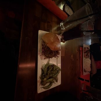 Cheeky Tiki - Pulled pork + edamame + cherry coke :) - Tiki Bars Near Me - Kailua Kona, Hawaii