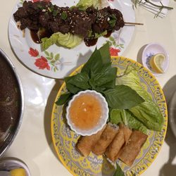 Pho Bistro - 11. Thit Nuong (1 Stick Per Order) 5. Spring Rolls