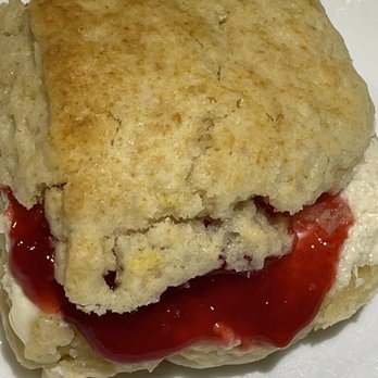 Kitchen & Market - Fresh baked lemon scone with mascarpone & strawberry jam - Grocery Near Me - Seattle, Washington