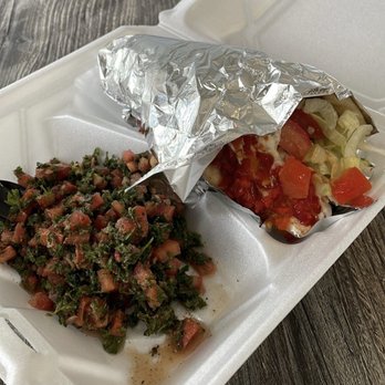 Charlie's Kabob Grill - Lamb gyro w/ Tabouli - Middle Eastern Near Me - Wake Forest, North Carolina Charlie's Kabob Grill - Lamb gyro w/ Tabouli - Middle Eastern Near Me - Wake Forest, North Carolina
