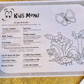 Saw Mill Cafe - Kids Menu. July 2025 - Cafes Near Me - Mill Creek, Washington Saw Mill Cafe - Kids Menu. July 2025 - Cafes Near Me - Mill Creek, Washington
