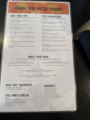 Menu photo 1 Marco's Coal Fired - Ballpark Denver, CO Menu photo 1 Marco's Coal Fired - Ballpark Denver, CO