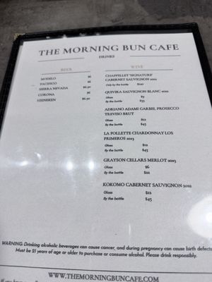 Menu photo 8 The Morning Bun Cafe Vacaville, CA Menu photo 8 The Morning Bun Cafe Vacaville, CA