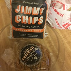 Jimmy John's - BBQ chips and chocolate chip cookie