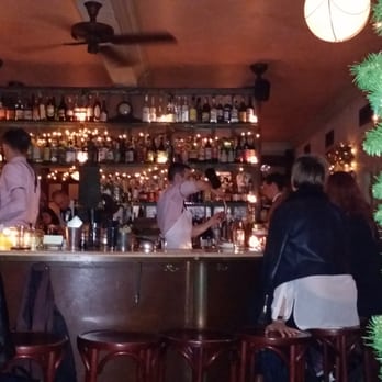 Maison Premiere - View from the cold foyer outside while it snows and we sit like dummies waiting for a seat inside lol - Seafood Near Me - Brooklyn, New York