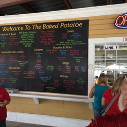 The menu board is extensive, but easy to navigate