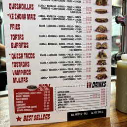 Menu Menu