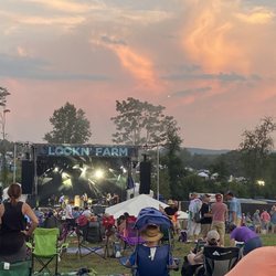 LOCKN Music Festival - Main stage at sunset