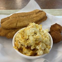 Wife Saver - Grovetown - Catfish, Mac & cheese, hush puppies.