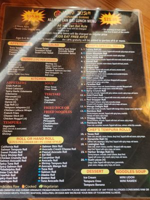 Menu photo 3 Yaki Sushi AYCE Fulshear, TX Menu photo 3 Yaki Sushi AYCE Fulshear, TX