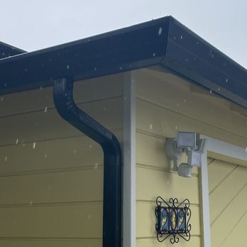 FA Rain Gutters - After, Beautiful gutters on the rainy day! - Gutter Services Near Me