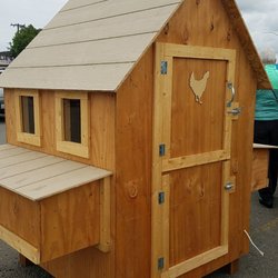 Spenard Farmers Market - Wow chicken coops this week!