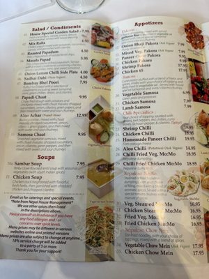 Menu photo 2 Nepal House Chicago, IL