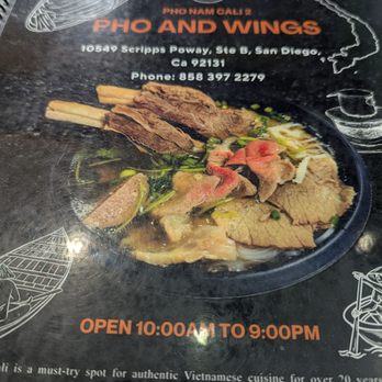 Pho and wings - Menu of goodness - Sandwiches Near Me - San Diego, California Pho and wings - Menu of goodness - Sandwiches Near Me - San Diego, California