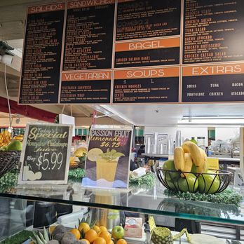 Salad Bar - a variety of fruits and vegetables - Juice Bars & Smoothies Near Me - Los Angeles, California