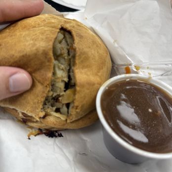 Muldoon's Pasties - Tradition Pasty (pronounced "past-ee") - Desserts Near Me - Munising, Michigan