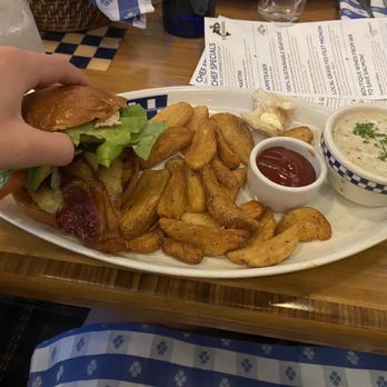Duke's Seafood - Seattle's Best Crab Cake Sandwich Combo - Seafood Near Me - Seattle, Washington