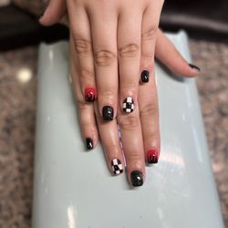 Luxury Nails & Spa - Acrylic nails with gel paint