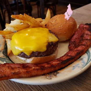 Peter Luger - $28.35: Peter Luger Burger with cheese, fries, and bacon - Steakhouses Near Me - Brooklyn, New York Peter Luger - $28.35: Peter Luger Burger with cheese, fries, and bacon - Steakhouses Near Me - Brooklyn, New York