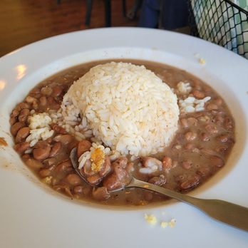 Geechie's Southern Style Restaurant - a plate of beans and rice - Southern Near Me - Killeen, Texas