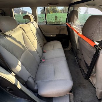 Express Shine Mobile Auto Detailing - Rear Bench after - Car Wash Near Me