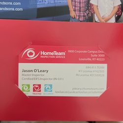 HomeTeam Inspection Service - Contact info :)