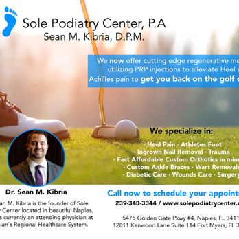 Sole Podiatry Center - Podiatrists Near Me - Naples, Florida Sole Podiatry Center - Podiatrists Near Me - Naples, Florida