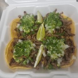 Los Tacos Mexican Food - 4 mini tacos asado