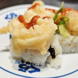 Kura Revolving Sushi Bar - Spicy popcorn shrimp roll