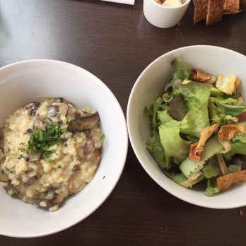 Restaurant Biom - Mushroom risotto and salad. It was the best risotto I've had. - Organic Stores Near Me - Copenhagen, 84 Restaurant Biom - Mushroom risotto and salad. It was the best risotto I've had. - Organic Stores Near Me - Copenhagen, 84