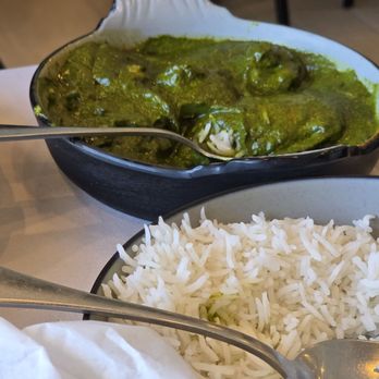 Mumbai Tadka - Shrimp Saag is green - Indian Near Me - Morris Plains, New Jersey