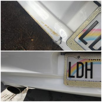 Colors On Parade - Top: Before    Bottom: After - Body Shops Near Me