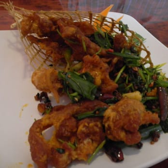 Peter Chang - Crispy Pork Belly -- crispy deep fried pork belly, spices, hot peppers, scallions, and cilantro (spicy) - Asian Fusion Near Me - Glen Allen, Virginia Peter Chang - Crispy Pork Belly -- crispy deep fried pork belly, spices, hot peppers, scallions, and cilantro (spicy) - Asian Fusion Near Me - Glen Allen, Virginia