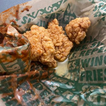 Wingstop - "Puddle" of grease. - Chicken Wings Near Me - Watauga, Texas Wingstop - "Puddle" of grease. - Chicken Wings Near Me - Watauga, Texas