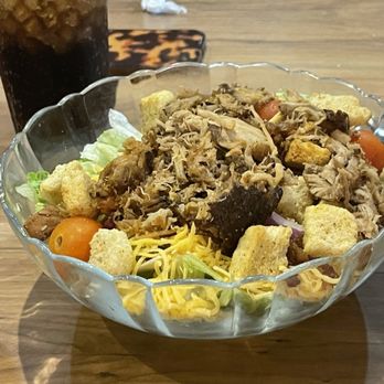 Big Bob Gibson Bar-B-Q - BBQ Pork salad - Barbeque Near Me - Decatur, Alabama