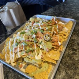 Nachos with chicken Nachos with chicken