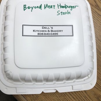 Dell's Kitchen and Bakery - Beyond Meat Hamburger - Asian Fusion Near Me - Honolulu, Hawaii