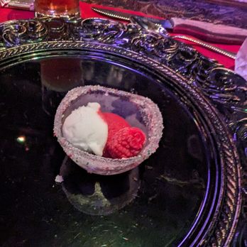 Mystique Dining - Pallet cleanser sorbet - Dinner Theater Near Me - Folsom, California Mystique Dining - Pallet cleanser sorbet - Dinner Theater Near Me - Folsom, California