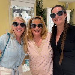 Landing Company - Me, Tamera, and Jess, my Cats' eye shades buddies!