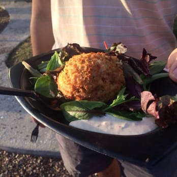 South Florida Garlic Fest - Garlic Crab Cake (very tasty for imitation crab) - Festivals Near Me - Wellington, Florida South Florida Garlic Fest - Garlic Crab Cake (very tasty for imitation crab) - Festivals Near Me - Wellington, Florida