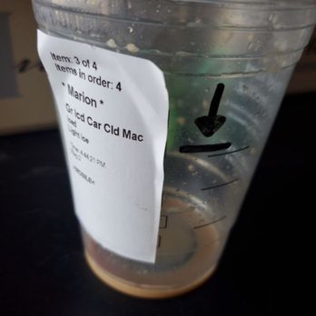 Starbucks - Grande ice caramel cloud macchiato only filled to arrow because of light ice. - Coffee & Tea Near Me - Willowbrook, Illinois